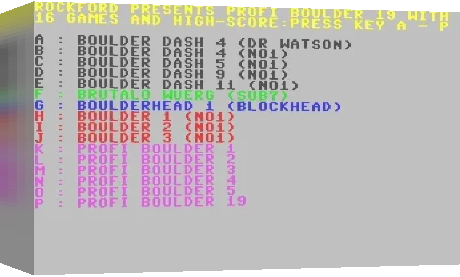 Profi Boulder 019 — box-3D (WOR)