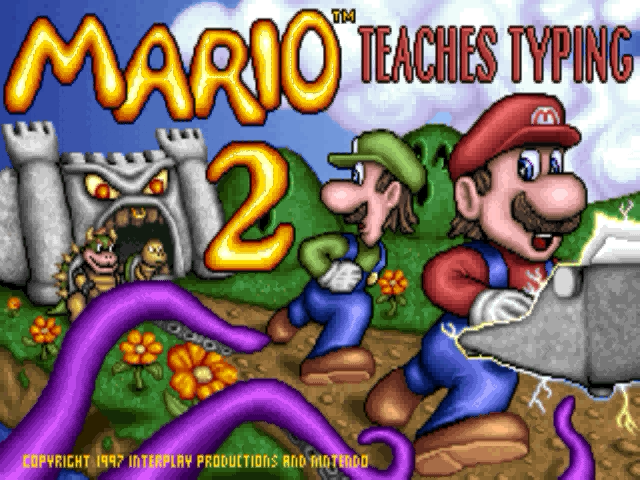 Mario Teaches Typing 2 — sstitle (WOR)