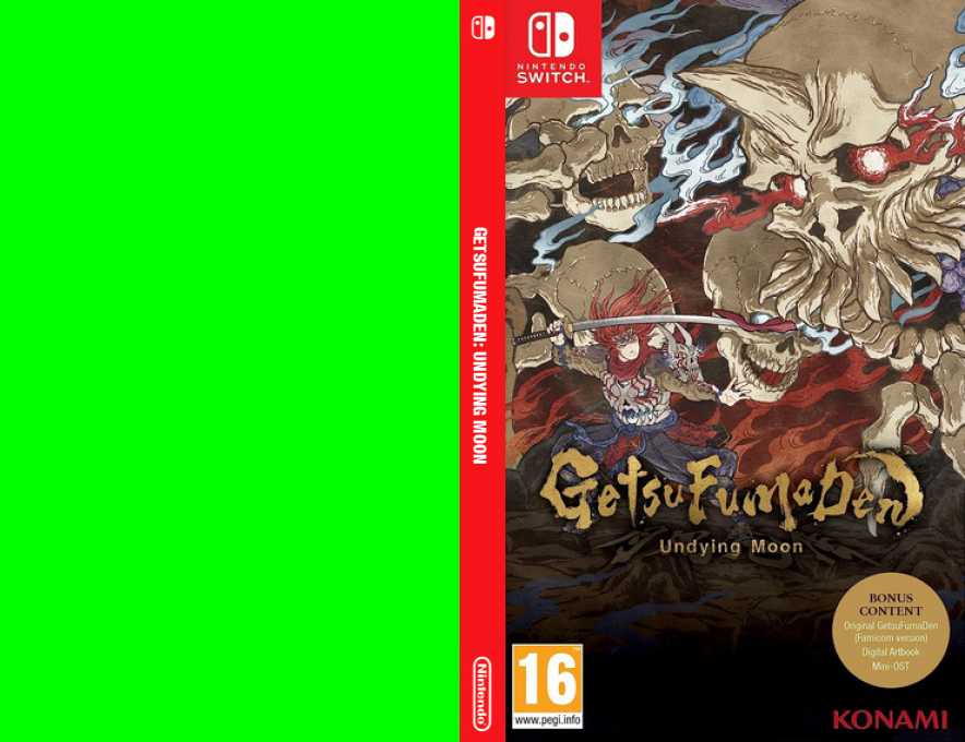 GetsuFumaDen - Undying Moon — box-texture (EU)