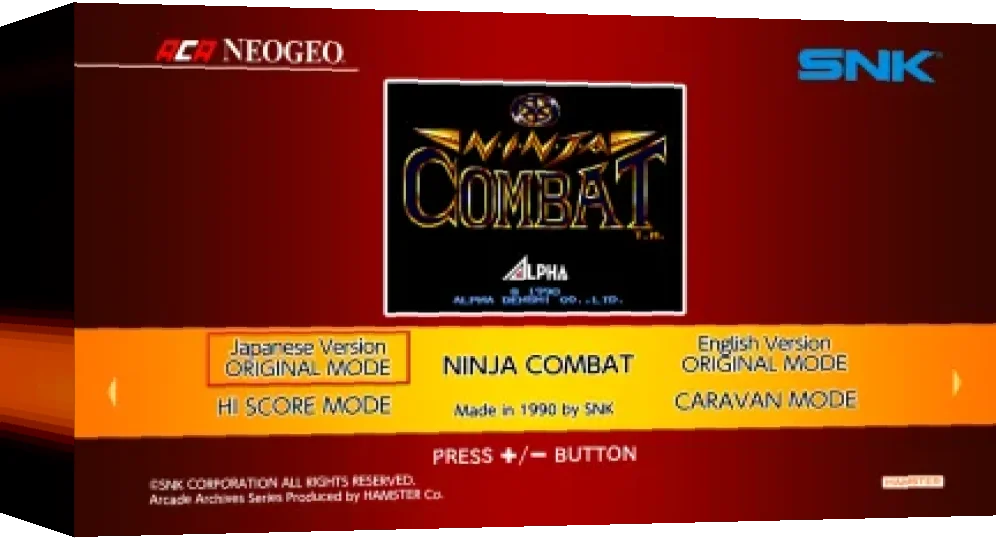 Aca Neogeo Ninja Combat — box-3D (WOR)
