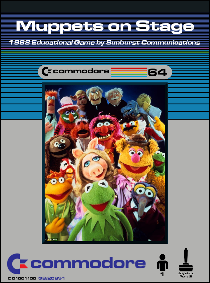 Muppets on Stage box art