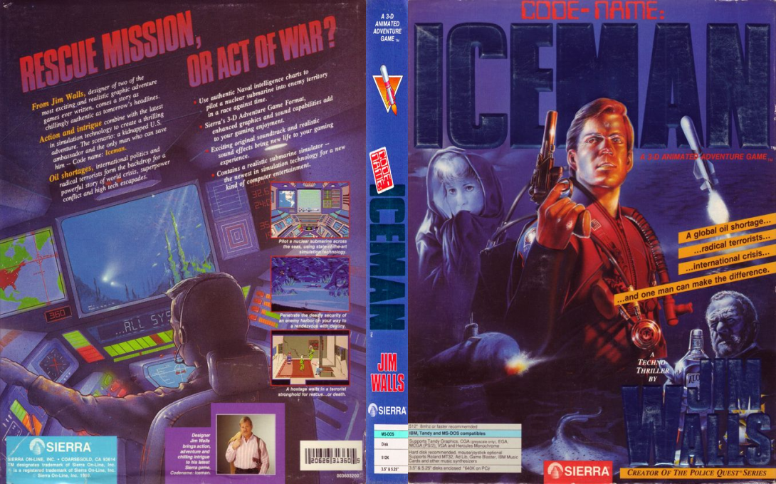 Code-Name - Iceman — box-texture (US)