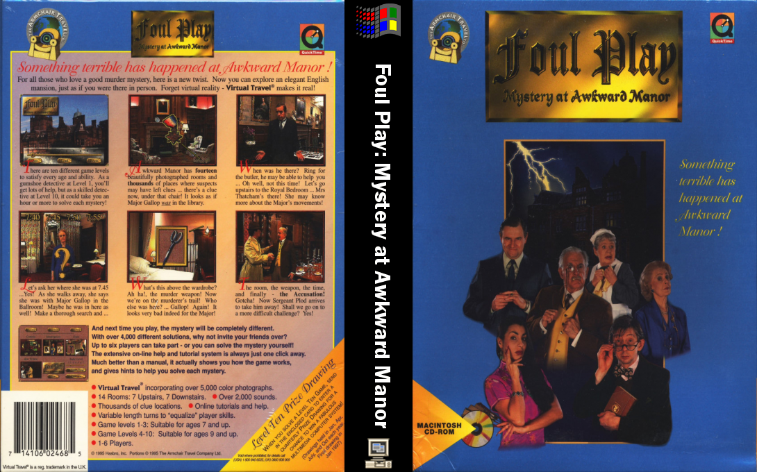 Foul Play: Mystery at Awkward Manor — box-texture (WOR)