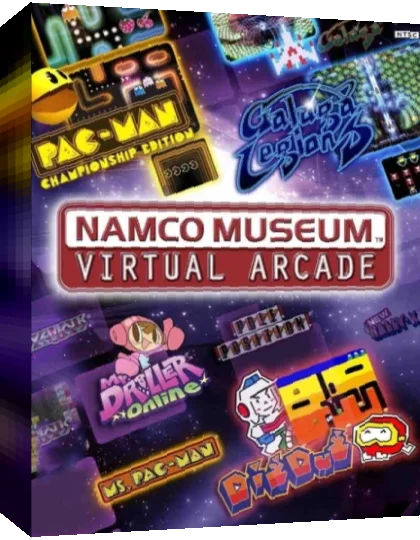 Namco Museum - Virtual Arcade — box-3D (EU)