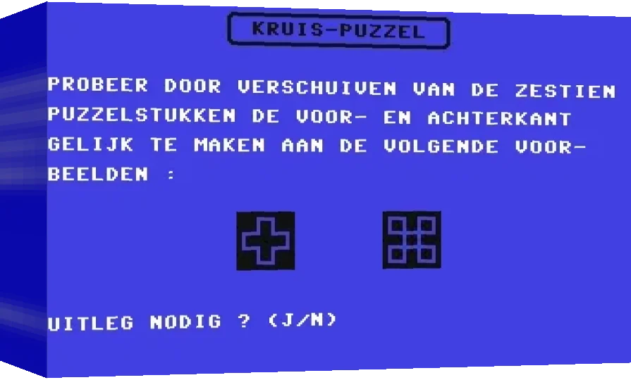 Kruis-Puzzel — box-3D (WOR)