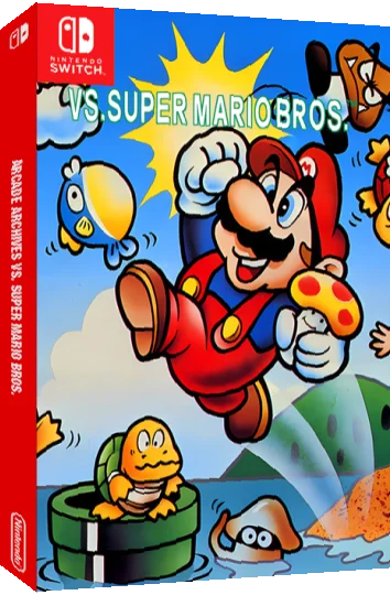 Arcade Archives Vs. Super Mario Bros. — box-3D (WOR)