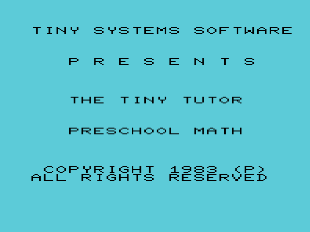 The Tiny Tutor — sstitle (WOR)