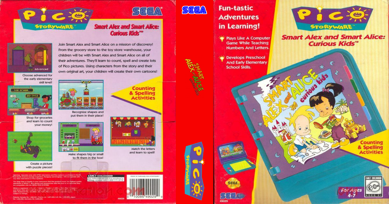 Smart Alex and Smart Alice - Curious Kids — box-texture (US)
