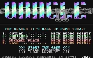 Oracle II — sstitle (WOR)