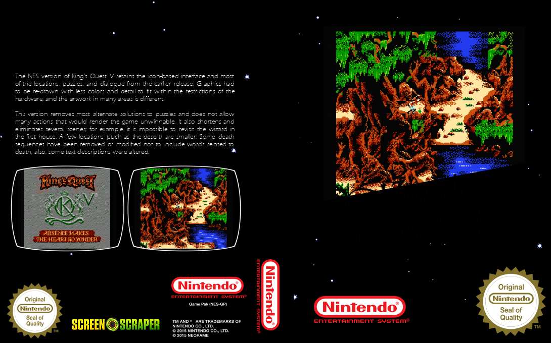King's Quest 5 — box-texture (SS)