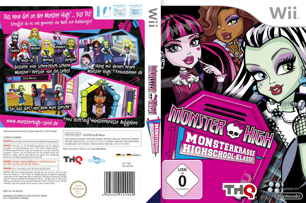 Monster High - Scuola da Paura — box-texture (DE)