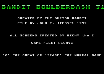 Bandit Boulderdash 31 — sstitle (WOR)