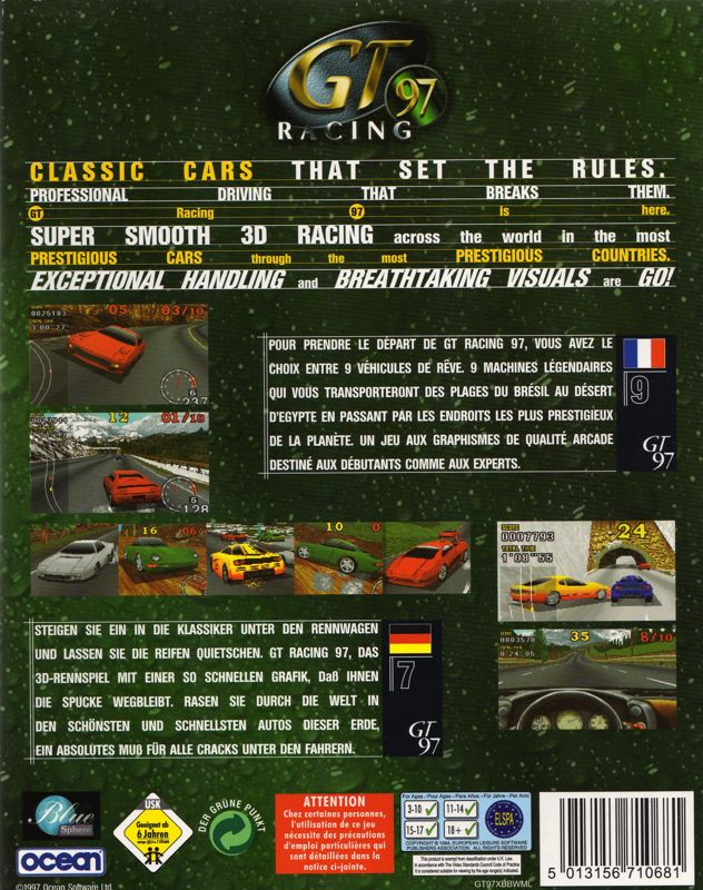 GT Racing 97 — box-2D-back (EU)