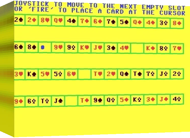 Carpet Solitaire — box-3D (WOR)