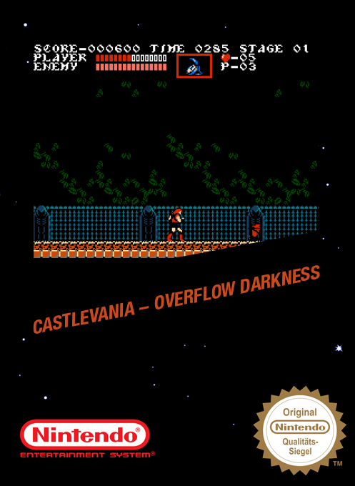 Castlevania - Overflow Darkness — box-2D (SS)
