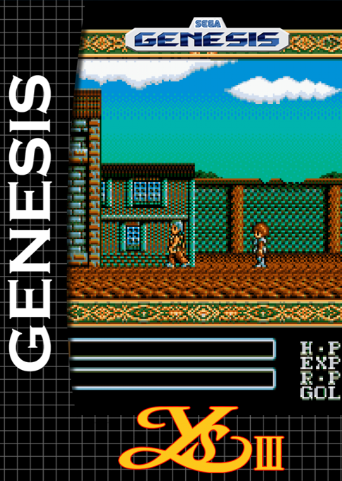 Ys 3 - Wanderers From Ys — box-2D (SS)