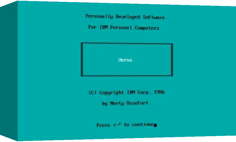 Verso — box-3D (WOR)