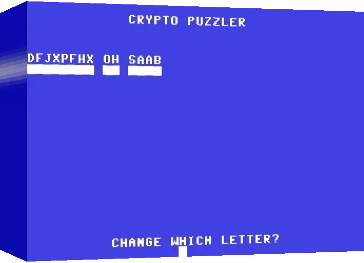 Crypto Puzzler — box-3D (WOR)