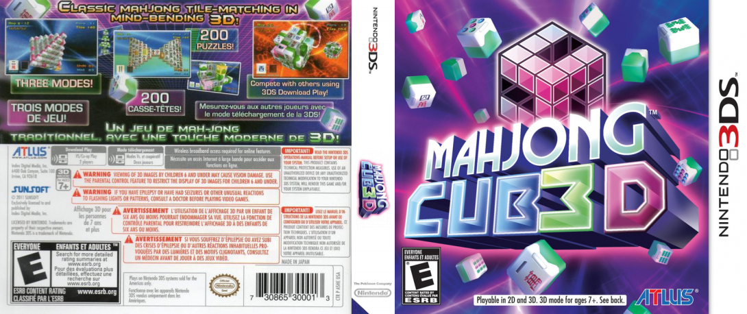 Mahjong Cub3d — box-texture (US)