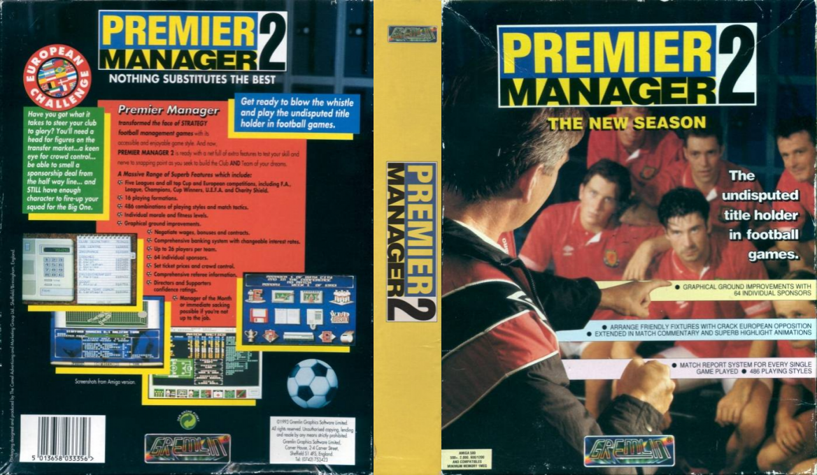Premier Manager 2 - The New Season — box-texture (EU)