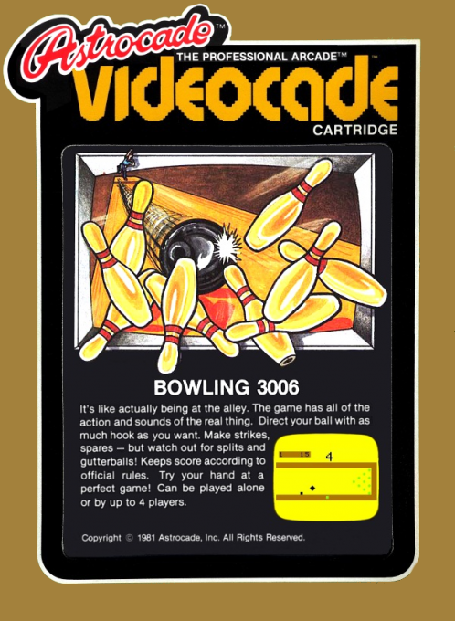 Bowling box art