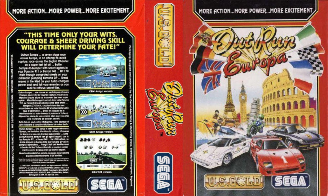 Out Run Europa — box-texture (EU)