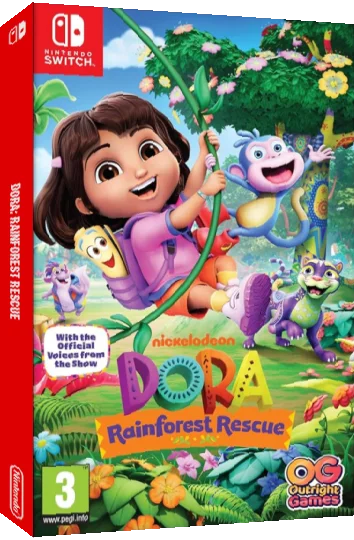 Dora - Rainforest Rescue — box-3D (EU)