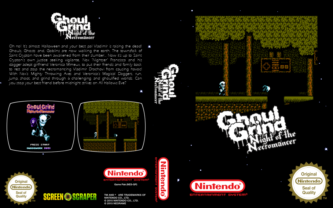 Ghoul Grind - Night of the Necromancer — box-texture (SS)