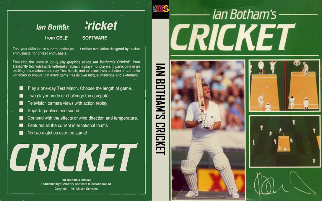 Ian Botham's Cricket — box-texture (EU)