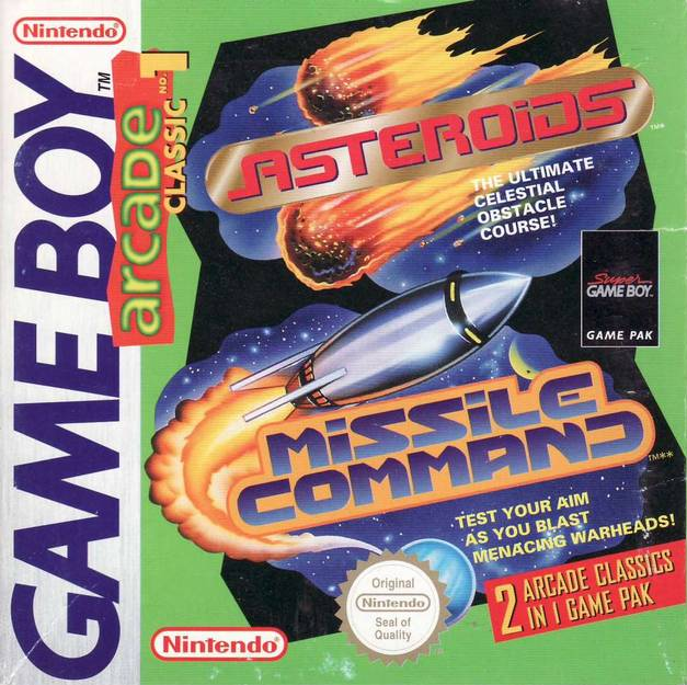 Arcade Classic No. 1 - Asteroids And Missile Command — box-2D (EU)