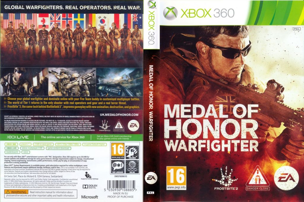 Medal of Honor - Warfighter — box-texture (UK)
