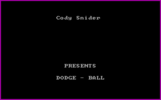 Dodge Ball box art
