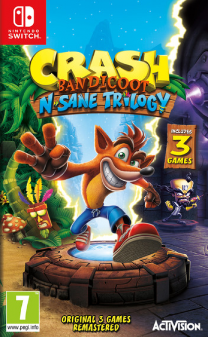 Crash Bandicoot N. Sane Trilogy — box-2D (EU)
