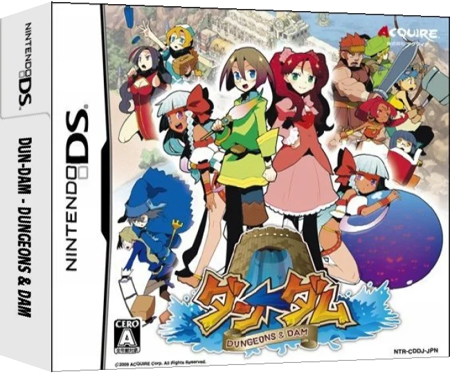 Dun-Dam - Dungeons & Dam — box-3D (JP)