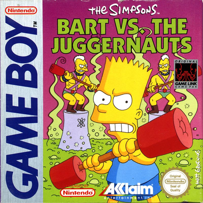 The Simpsons : Bart vs. the Juggernauts — box-2D (EU)