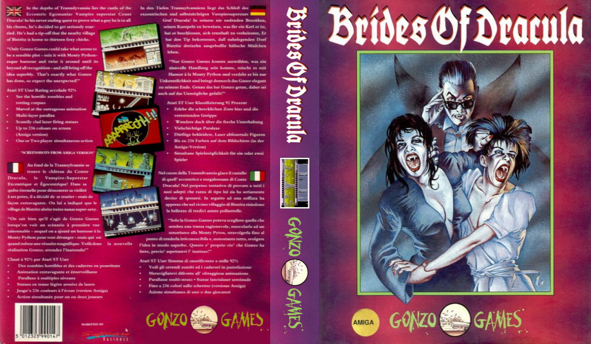 Brides of Dracula — box-texture (EU)