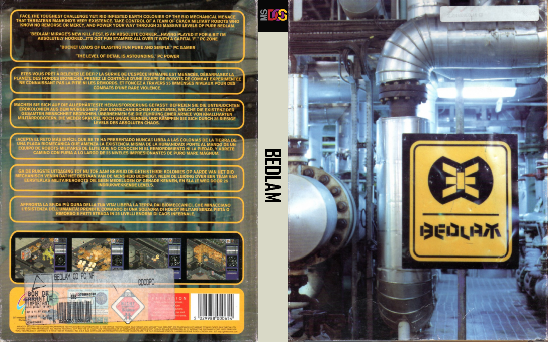 Bedlam — box-texture (EU)