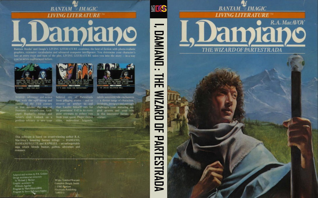 I, Damiano - The Wizard Of Partestrada — box-texture (US)
