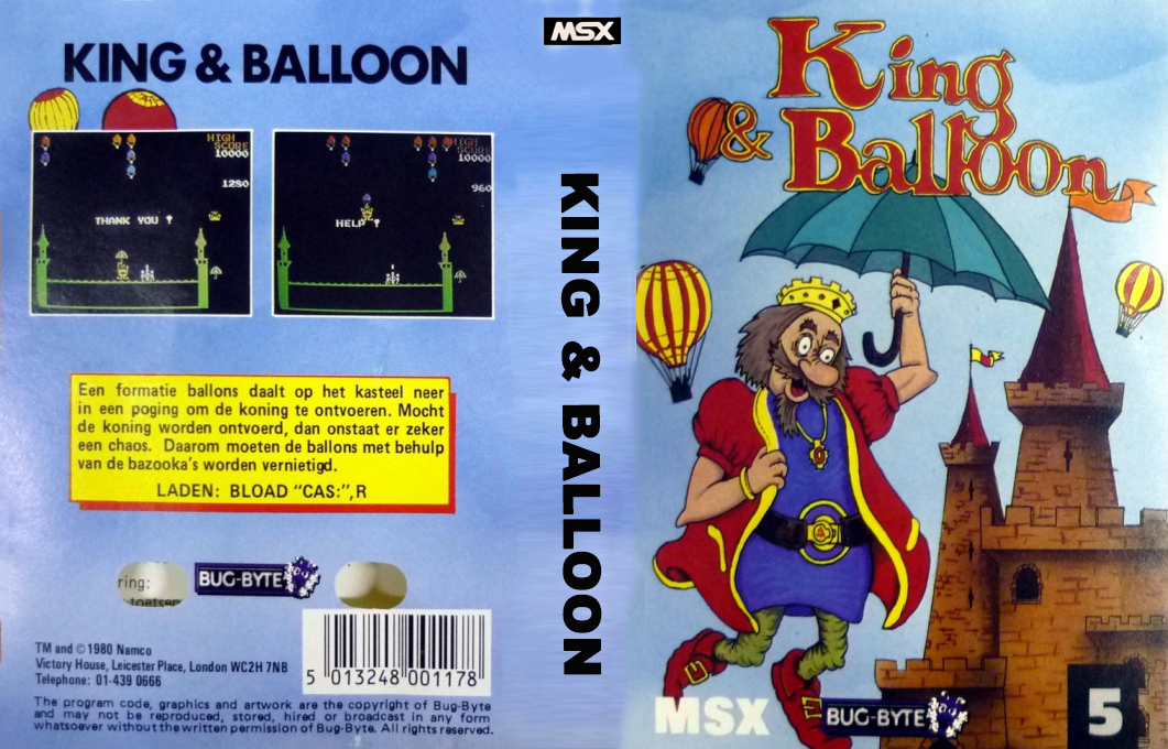 King And Balloon — box-texture (EU)