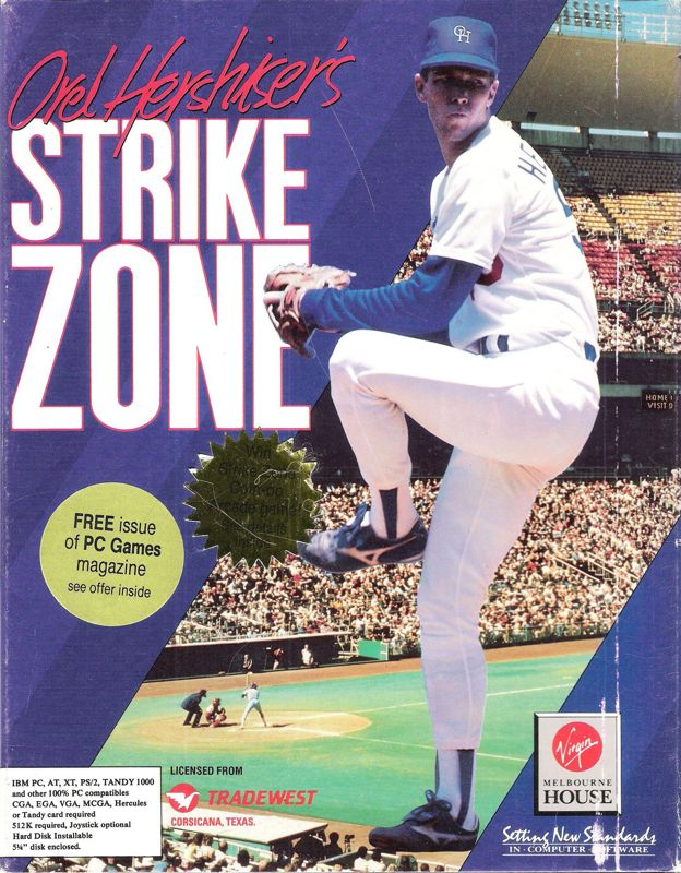 Orel Hershiser's Strike Zone box art