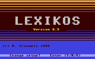 Lexikos — sstitle (WOR)
