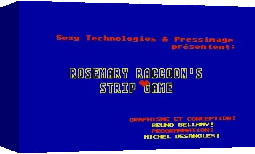 Rosemary Raccoon's Strip Game — box-3D (WOR)