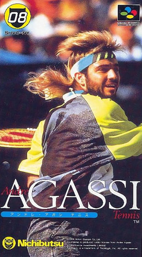 Andre Agassi Tennis — box-2D (JP)