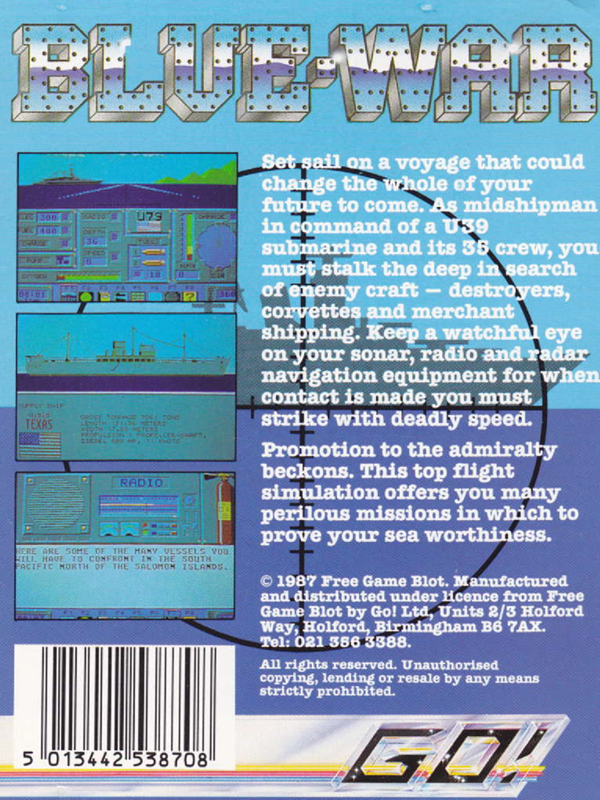 Blue War — box-2D-back (EU)