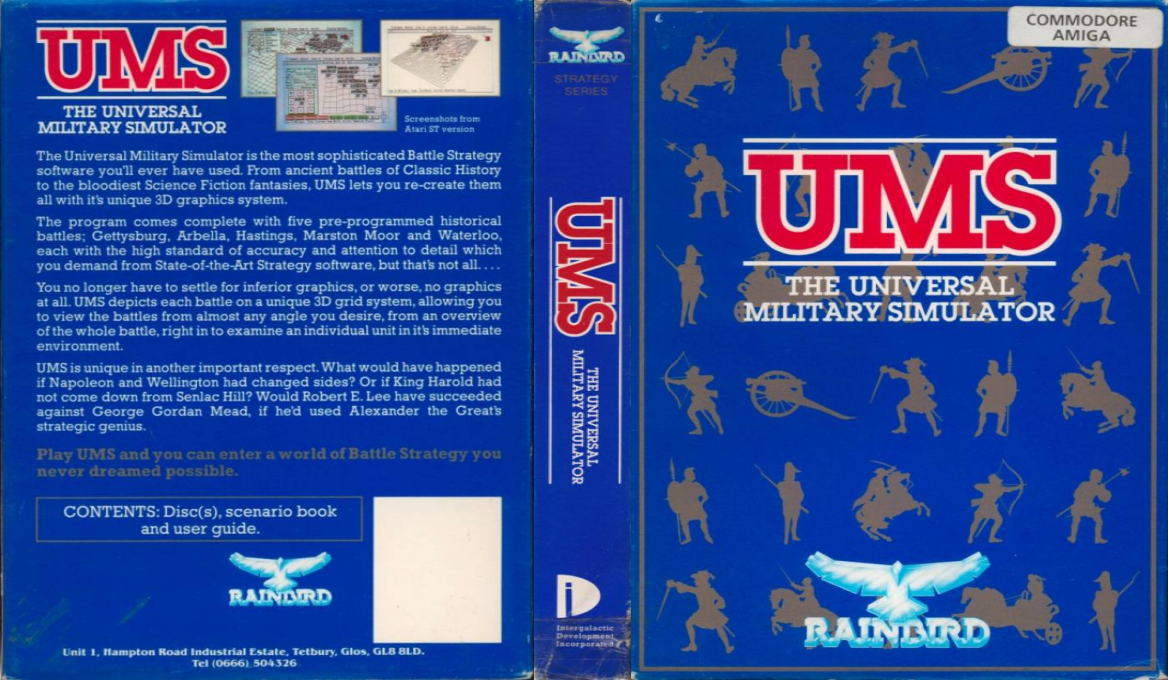 UMS - The Universal Military Simulator — box-texture (EU)