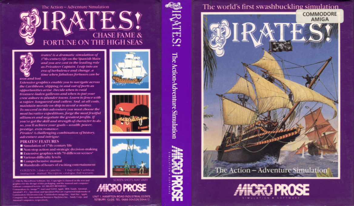 Pirates! — box-texture (EU)