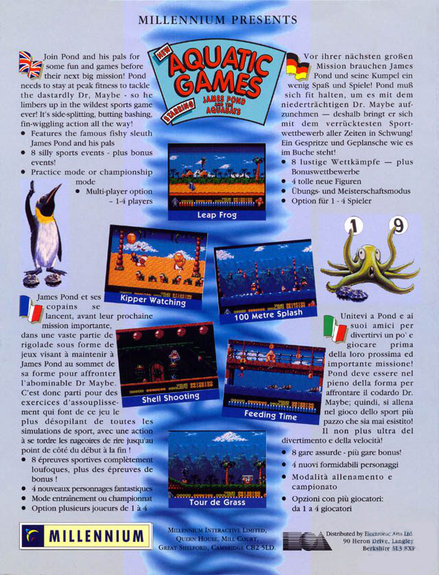 Aquatic Games Starring James Pond and the Aquabats, The — box-2D-back (WOR)
