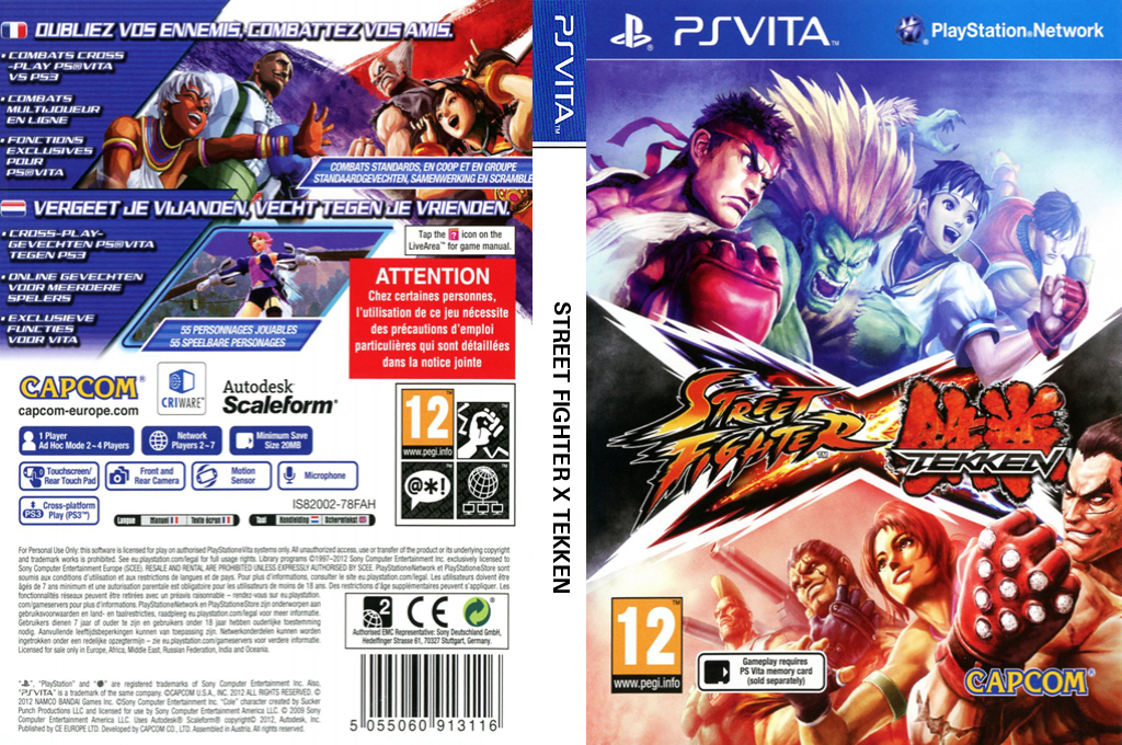 Street Fighter X Tekken — box-texture (EU)