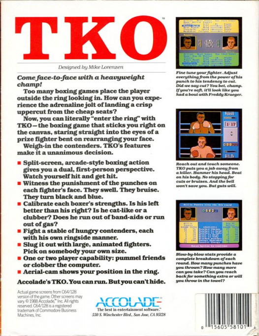 T.K.O. — box-2D-back (US)
