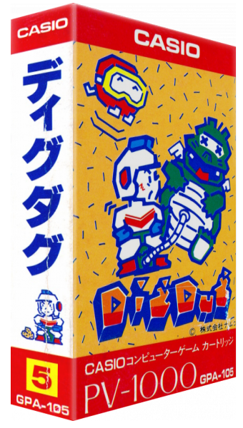 Dig Dug — box-3D (JP)
